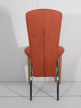 Load image into Gallery viewer, dining room and kitchen chair in metal with wooden legs HALLEAY