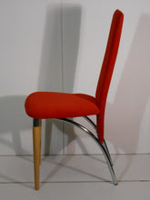 Load image into Gallery viewer, dining room and kitchen chair in metal with HAWWi wooden legs