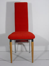 Load image into Gallery viewer, dining room and kitchen chair in metal with HAWWi wooden legs