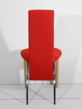 Load image into Gallery viewer, dining room and kitchen chair in metal with HAWWi wooden legs