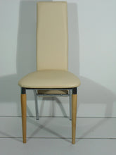Load image into Gallery viewer, dining room and kitchen chair in metal with HAWWi wooden legs