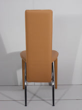 Load image into Gallery viewer, dining room and kitchen chair in metal with wooden legs HAWWi-R