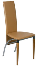 Load image into Gallery viewer, dining room and kitchen chair in metal with wooden legs HAWWi-R