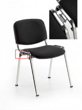 Charger l'image dans la galerie, chaise empilable pour salles d'attente et de réunion ISO-GANCIO TISSU ANTIBACTÉRIEN IGNIFUGE
