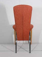 Load image into Gallery viewer, dining room and kitchen chair in metal with wooden legs HALLEAY
