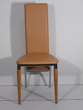 Load image into Gallery viewer, dining room and kitchen chair in metal with wooden legs HAWWi-R
