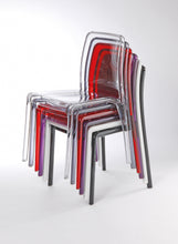 Charger l&#39;image dans la galerie, chaise pour la cuisine et salle à manger XENA en polycarbonate design moderne
