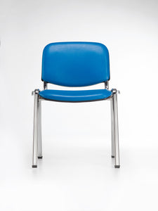 sedia impilabile per sala d'attesa e riunioni ISO-GANCIO IGNIFUGA TESSUTO ANTIBATTERICO